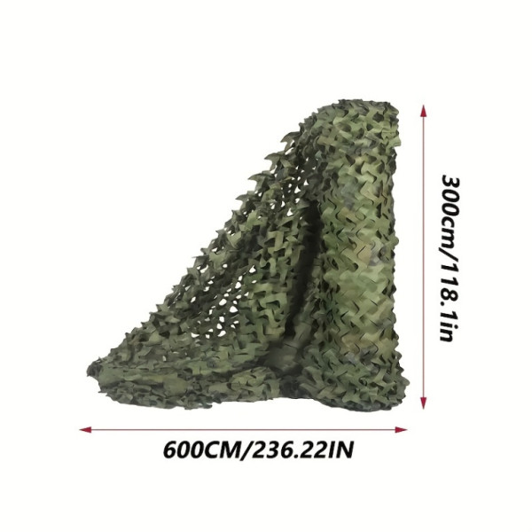 Síť, venkovní kamufláž, 3x6m