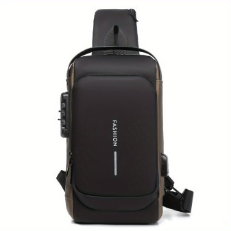 Taška pánská, volnočasová s USB nabíjecím portem