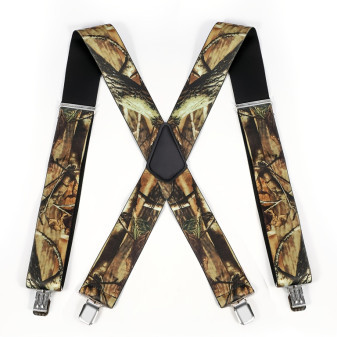 Šle pánské, maskáčové, nastavitelné s X zádovým rozpětím, lehká kamufláž