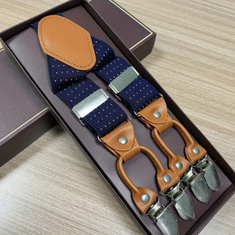 Šle pánské, elegantní, modré