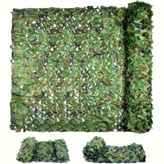 Síť maskovací, zelená kamufláž džungle, 3x6m