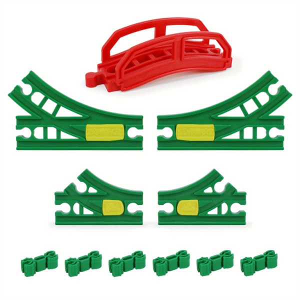 Balíček pro vlakové dráhy, dřevěný, most, dráhy, konektory