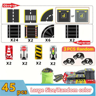 Stavebnice STEM, magnetická cestovní sada, 45ks