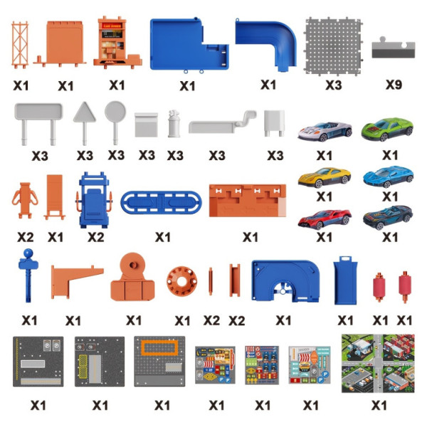 Hry interaktivní na sestavení 3v1