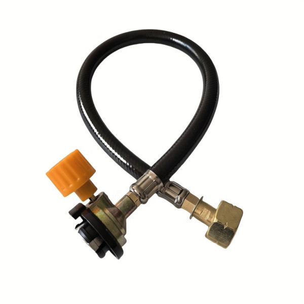 Adaptér pro plnění plynů s hadicí