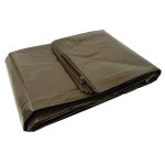 Plachta standard extra hrubá 200g/m2, 4x6m, hnědá