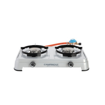 Vařič plynový dvouplotýnkový Camping Cook CV na plynovou kartuši CV300/470 plus,Campingaz
