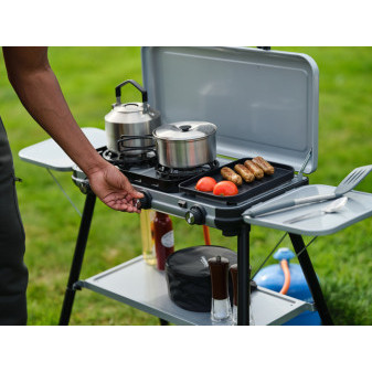 Vařič plynový tří hořákový CK2 Multi-Cook Plus na PB láhev Campingaz