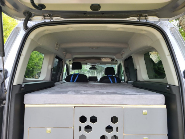 Postel skládací se spacím modulem MINIVAN ALLBOX