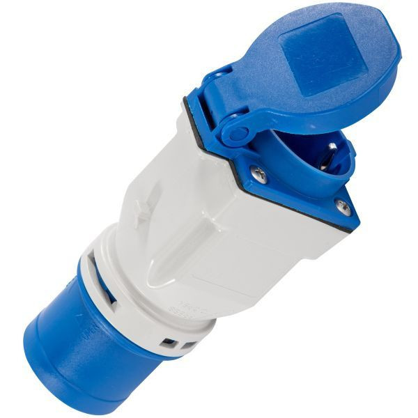 Zástrčka CEE na zásuvce Schuko, pro karavany 230V/16A