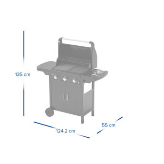 Gril plynový Compact 3EXS plynový Campingaz