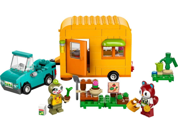 Lego Animal Crossing Leif a jeho karavan a zahradnický obchod 77054