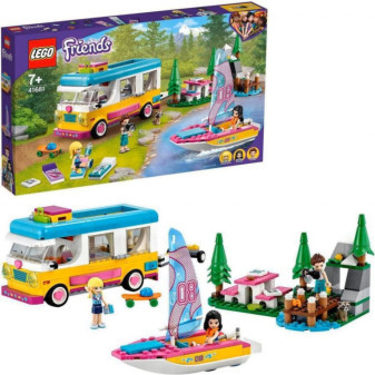 Lego Friends 41681, lesní kempingový mikrobus a plachetnice