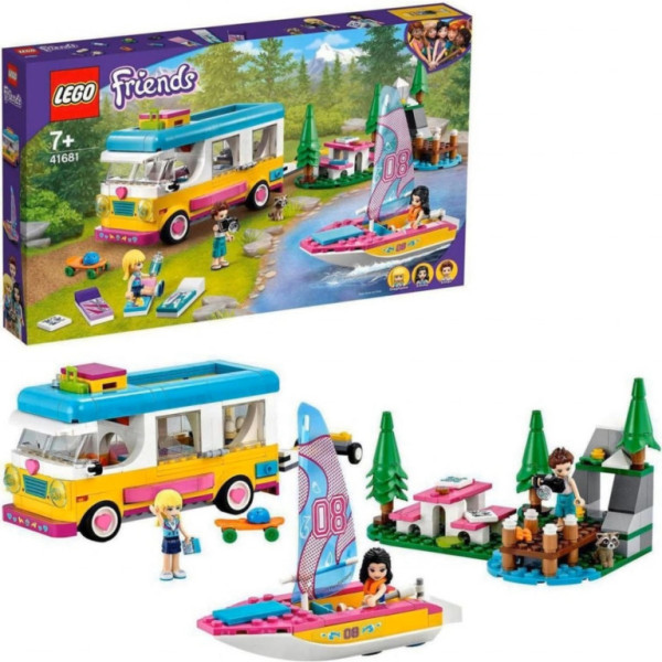 Lego Friends 41681, lesní kempingový mikrobus a plachetnice