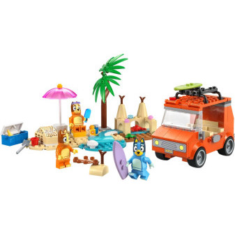 Lego Bluey 11202, Bluey a rodinný výlet autem na pláž