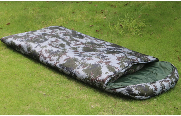 Spací pytel maskáčový, 210x75 cm, Kamper