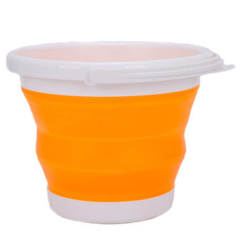 Kbelík na vodu, oranžový, 5 L, Kamper