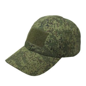 Kšiltovka taktická outdoorová, woodland digital, 65% polyester, 35% bavlna, Kamper