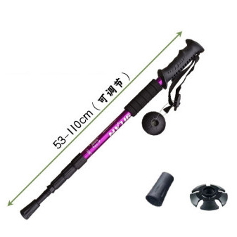 Hůl trekingová, 4 sekce 53-110 cm, Kamper