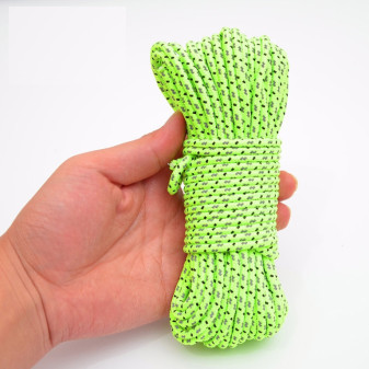 Lano kempingové zelené 20m, O4 mm, Kamper