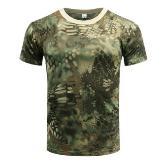Tričko krátký rukáv maskáčové, multicam green, vel. S, Smilodon