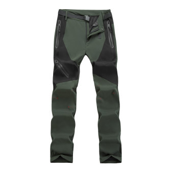 Kalhoty letní outdoorové, zelené, vel. XL, Smilodon