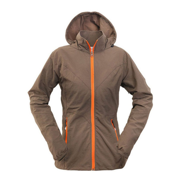 Bunda letní outdoorová dámská, hnědá, vel. XL, Smilodon