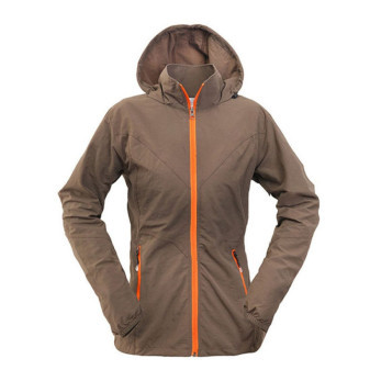 Bunda letní outdoorová dámská, hnědá, vel. XXL, Smilodon