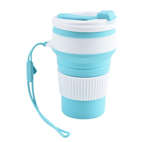 Hrnek skládací 350ml, modrý, Kamper