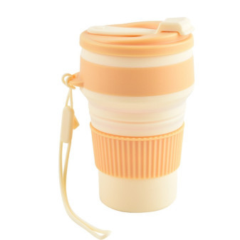 Hrnek skládací 350ml, oranžový, Kamper