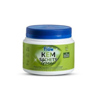 Flow KEM WC sáčky jednorázové rozkladové pro odpadní kazety GREEN SACHETS