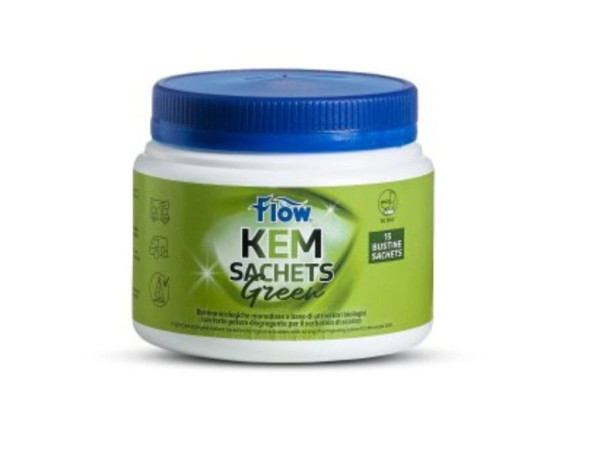 Flow KEM WC sáčky jednorázové rozkladové pro odpadní kazety GREEN SACHETS