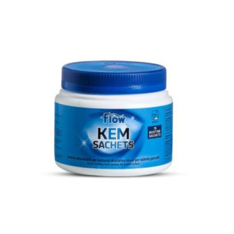 Flow KEM WC sáčky jednorázové rozkladové pro odpadní kazety BLUE SACHETS