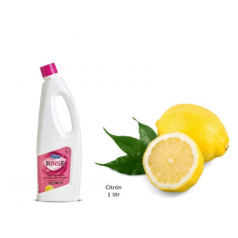 Flow Rinse WC chemie - sanitární přípravek pro splachovací nádrže chemických WC CITRON 1L