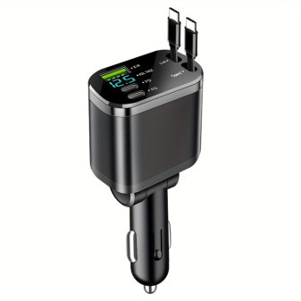 Nabíječka 5v1 do auta, 120W, rychlé nabíjení
