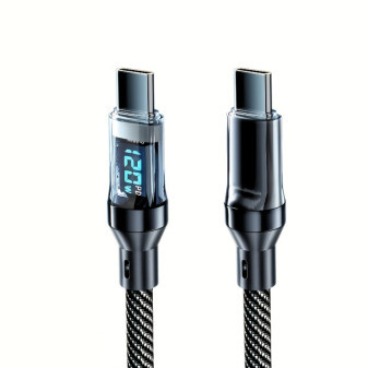 Kabel ultra rychlé nabíjení USB-A až typ C/200cm 120W