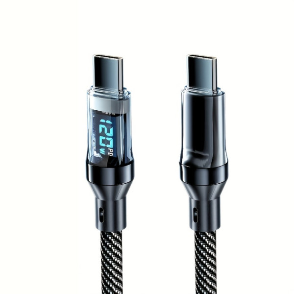 Kabel ultra rychlé nabíjení USB-A až typ C/200cm 120W