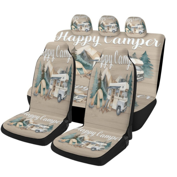 Sada potahů pro 2 épřední a zadní sedadlo Happy Camper