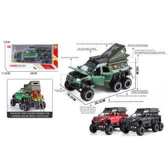 Model terenní vůz s nástavbou na spaní 1:28
