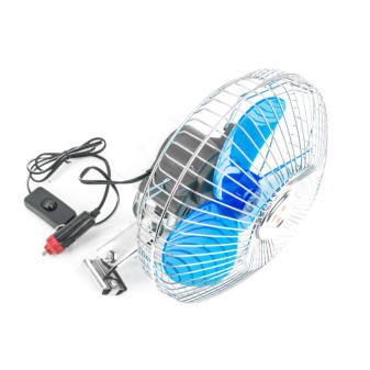 Ventilátor 24V kovový 8" s přepínačem rychlosti, pr. 220mm