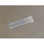 Samolepka vnitřní Zásobování 7,5x29cm