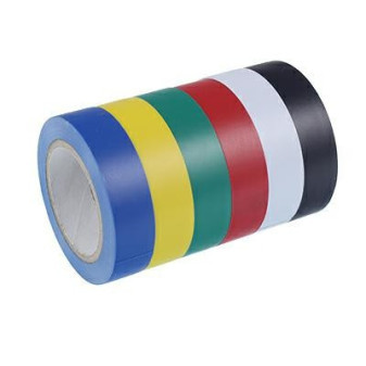Páska izolační 6ks - různé barvy 15mm/10m