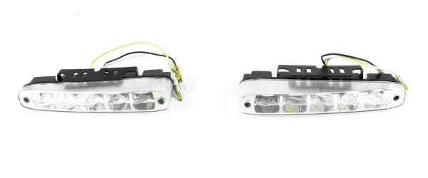Světla pro denní svícení 5 LED 12V (160 x 23 mm)