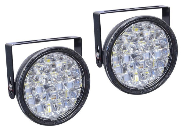 Světla pro denní svícení 18LED 12V kulatá