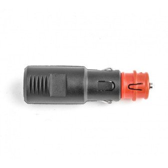 Zástrčka do zapalovače 12 / 24 V – s redukčním kroužkem, univerzální, pro auto i DIN zásuvky