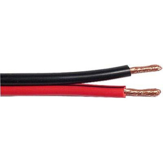 Autokabel 2x1 černý/rudý