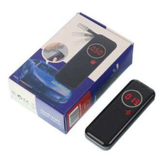 Alkohol tester digitální + 6 náustků (2xAA baterie není součástí balení)