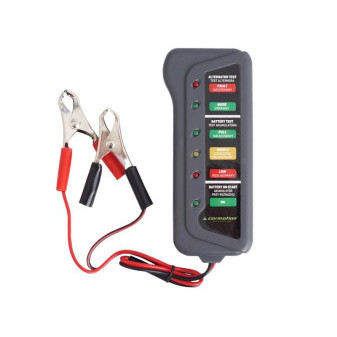 Tester autobaterie a alternátoru 12V