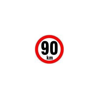 Samolepka rychlosti 90 km/h (průměr 150mm)