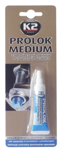 Fixátor šroubových spojů K2 PROLOK Medium 6ml modrý